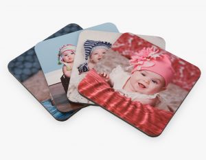 Masonite Coasters (4) - Square